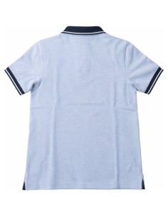 Polo Homme Manches Courtes - Bleu Ciel 2