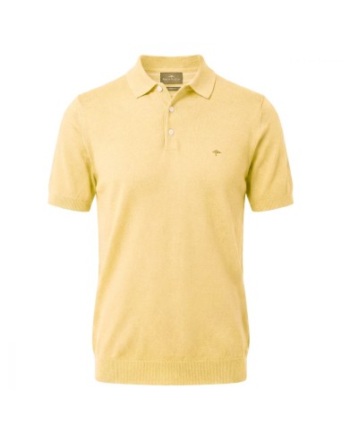 Polo Coton MC - Pale Yellow