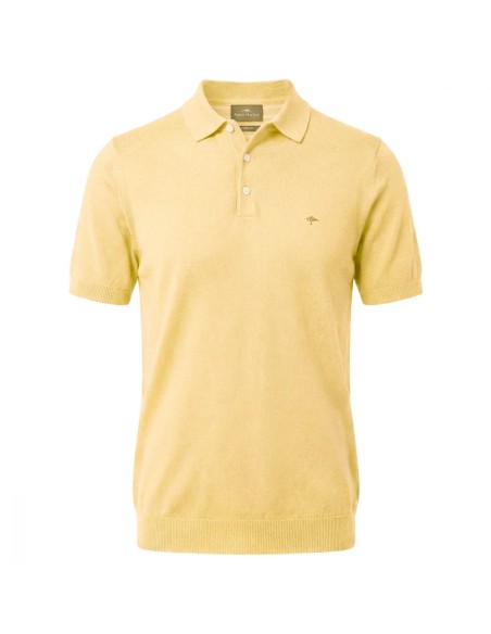 Polo Coton MC - Pale Yellow