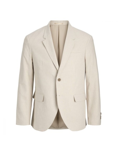 Blazer Lin Coton Écru Jack & Jones Premium Été