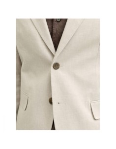Blazer Lin Coton Écru Jack & Jones Premium Été 2