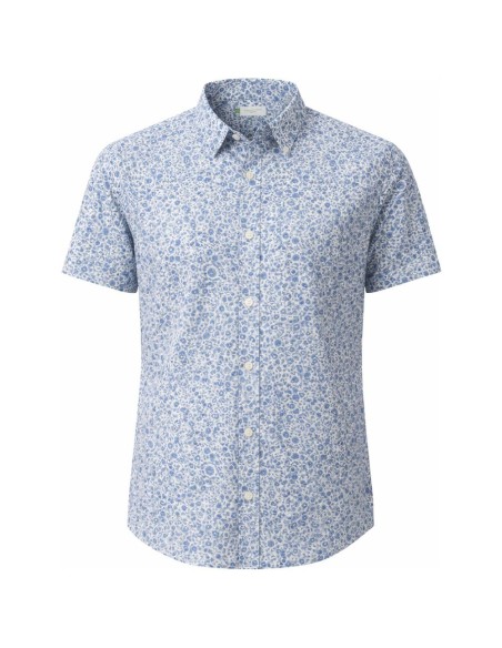 Chemise Homme Manches Courtes Fleurie Rétif | Coton