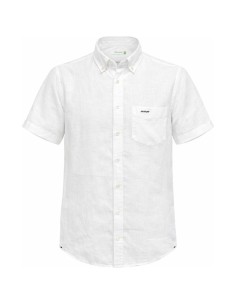 Chemise Homme Lin Blanc Mise au Green | Manches Courtes