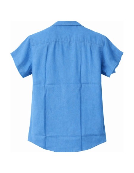 Chemise Lin Homme Mise au Green - Bleu Denim