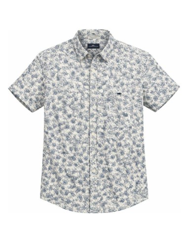 Chemise Coton Manches Courtes Jaune Pâle | EMYLE
