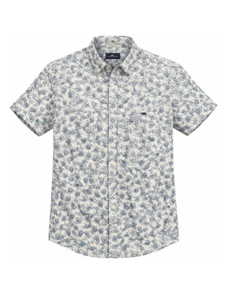 Chemise Coton Manches Courtes Jaune Pâle | EMYLE