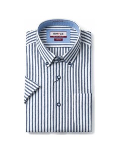 Chemise Fantaisie Homme NBX Rayures Coton MC 24410-10