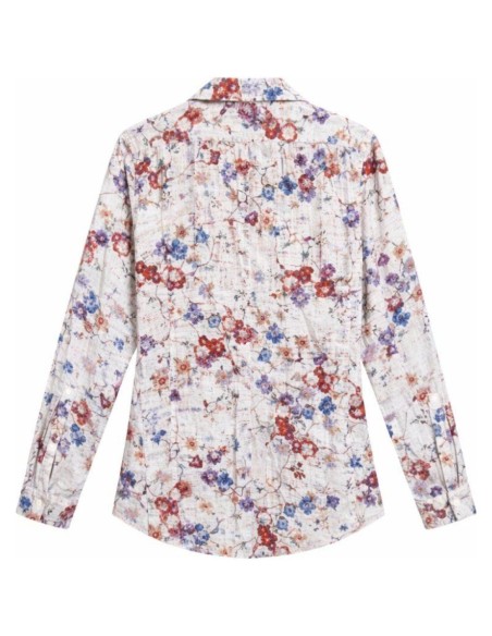 Chemise Adrien Motif Japonais Rouge - CIBLE ROUGE