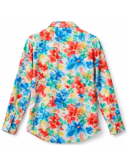 Chemise Ayrton Voile Coton Imprimé Aquarelle Homme
