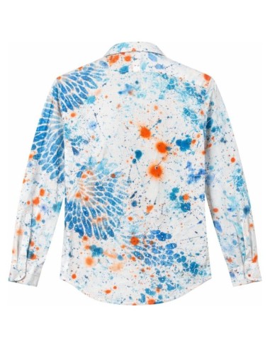 Chemise Aaron Motif Aquatique Bleu | CIBLE ROUGE