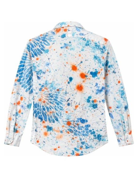 Chemise Aaron Motif Aquatique Bleu | CIBLE ROUGE