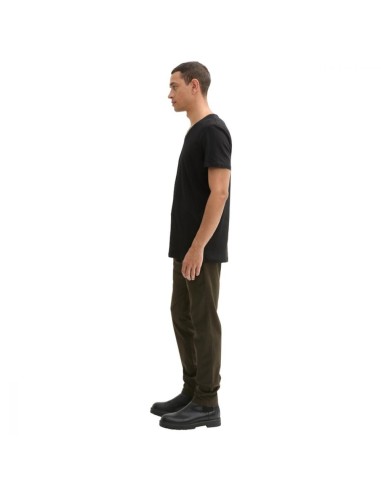 Chino Slim TOM TAILOR Vert Kaki + Ceinture | Dark Rosin