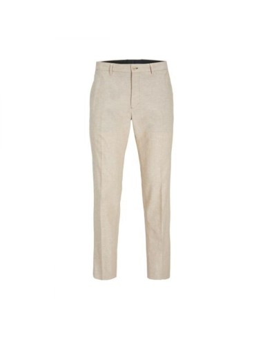 Pantalon Lin Slim Fit Écru | Jack&Jones Premium