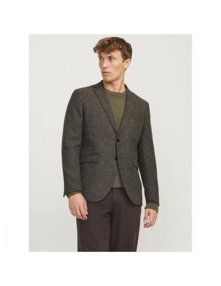 Blazer Slim Twill Brun Jack & Jones Premium | Homme