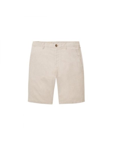 Regular Cotton Linen Shorts - White