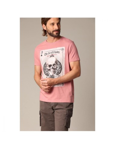T-shirt Ace Ts M DEELUXE Rose – Motif As de Pique
