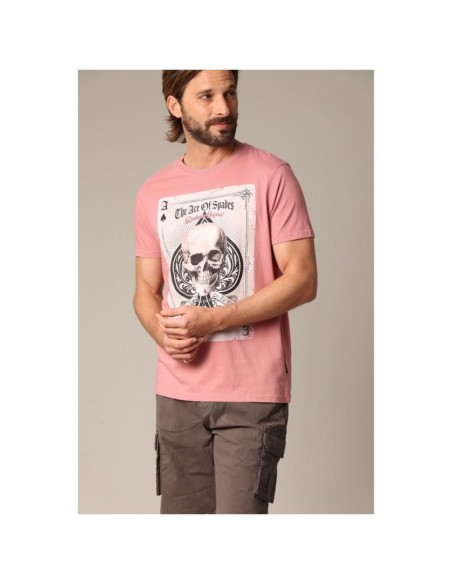 T-shirt Ace Ts M DEELUXE Rose – Motif As de Pique