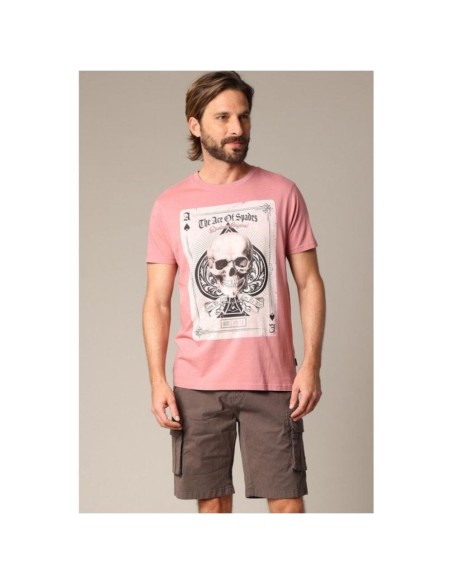T-shirt Ace Ts M DEELUXE Rose – Motif As de Pique