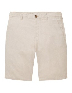 Regular Cotton Linen Shorts - White 2