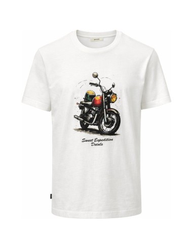 T-shirt Kinan Homme Jack&Jones | Moto Vintage Blanc