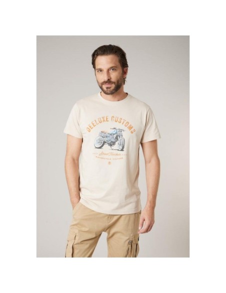 T-shirt moto vintage homme beige – Jack&Jones Originals