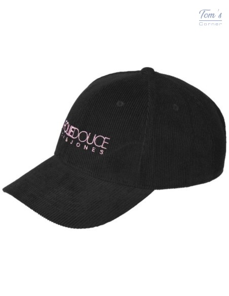 Casquette Velours Côtelé Noir Jack&Jones La Folie Douce