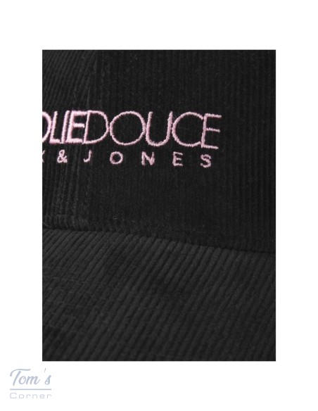 Casquette Velours Côtelé Noir — J&J ADDITIONALS La Folie Douce