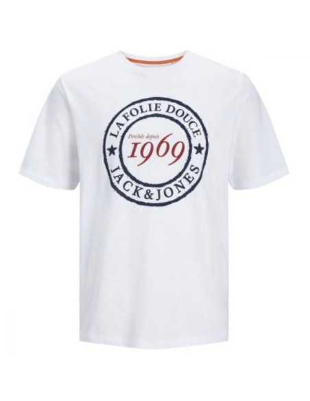 T-shirt Deeluxe Jordouce La Folie Douce | Blanc Vintage