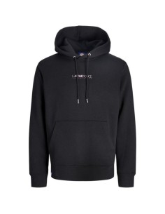 Hoodie Noir Brodé La Folie Douce — Jack & Jones