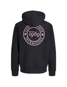 Hoodie Noir Brodé La Folie Douce — Jack & Jones 2