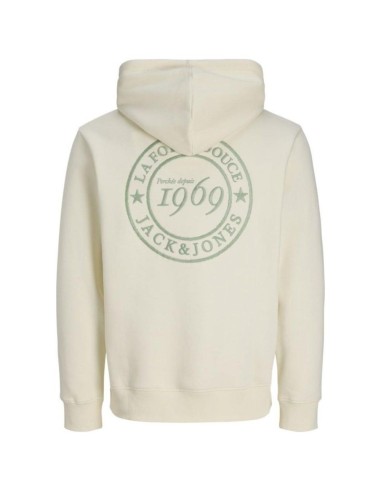 Hoodie Beige Coton Bio La Folie Douce — Jack & Jones