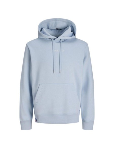 Hoodie Bleu Ciel Coton Bio — Jack & Jones