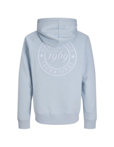 Hoodie Bleu Ciel Coton Bio — Jack & Jones