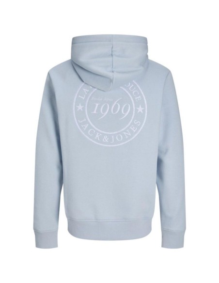 Hoodie Bleu Ciel Coton Bio — Jack & Jones