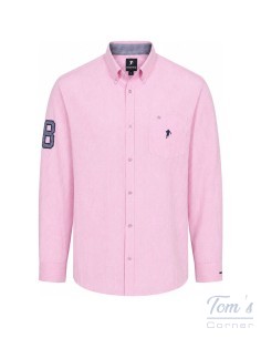 Chemise Lin Bleu Marine Fluide — TOM TAILOR