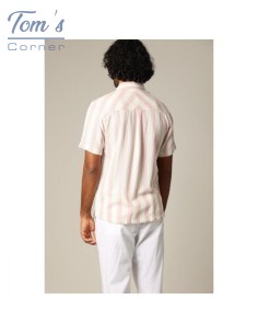 Chemise Rayée Col Camp Coton — Deeluxe 2