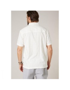 Chemise Manches Courtes Blanc Fluide — Deeluxe 2