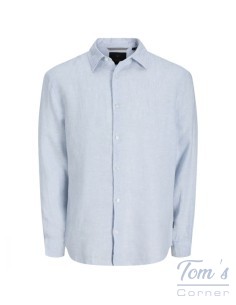 Chemise Lin Bleu Ciel Homme — Jack&Jones Premium
