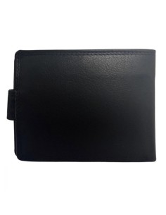 Portefeuille pour homme - cuir véritable - RFID Anti Skim - Noir